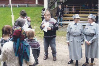 Käytiin kylässä naapurikaupungissa